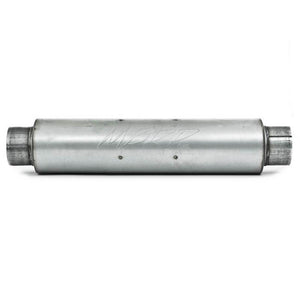 MBRP Universal Quiet Tone Muffler 4in Inlet/Outlet 24in Body 6in Dia 30in Overall Aluminum