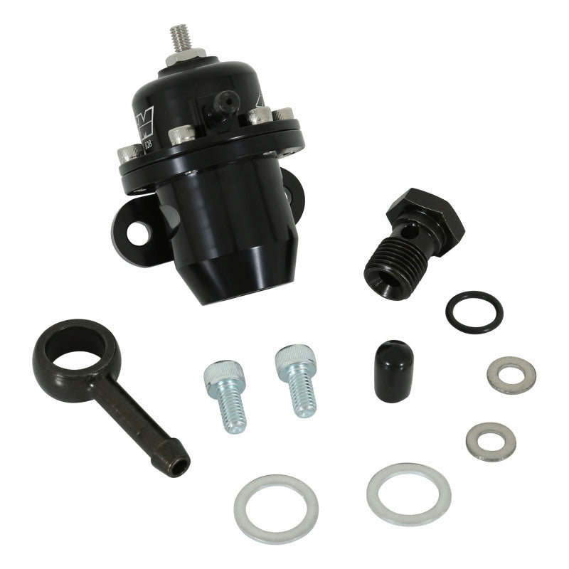 AEM 86-93 Acura / 95-98 TL / 88-91 Civic/CRX / 92-01 Prelude Black Adjustable Fuel Pressure Regulato