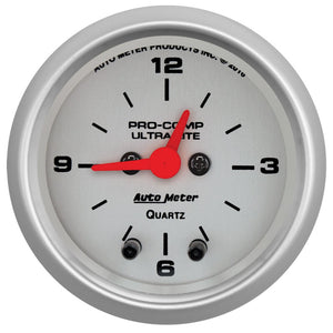 Autometer Ultra-Lite 52mm Short Sweep Electronic Clock
