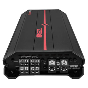 DS18 4-Channel SXE Amplifier Class D 2x 750/4ohm Bridge 4 x 430/2ohm 4 x 275/4ohm Watts RMS- Black