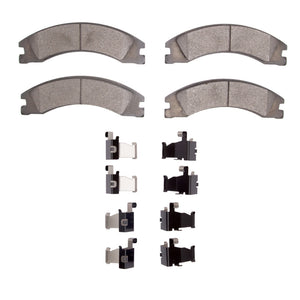 R1 08-25 Ford E-450 Super Duty Rear Semi Met Pads & Hardware Kit
