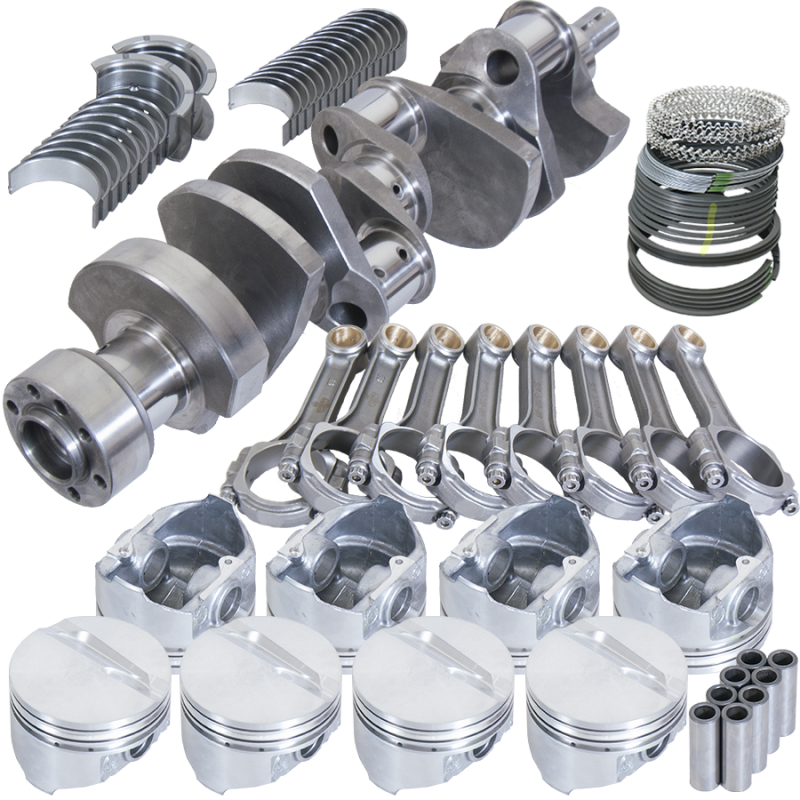 Eagle Chevy LT1350 1Pc 3.750in Crank 5.700in I-Beam Rods -7cc 4.040in Pistons Rotating Assembly