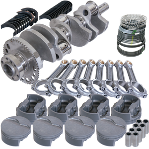 Eagle Chevy LS3 4.000in Crank 58 Tth Rlctor 6.125in I-Beam Rods 4.065in Pistons Rotating Assembly