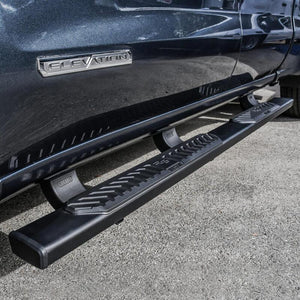 Westin 19-26 Chevrolet Silverado 1500 DC R5 Nerf Step Bars - Blk