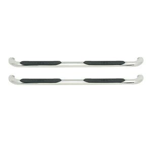 Westin 2014-2018 Chevy Silverado 1500 Dbl Cab (Body Mount) Platinum 4 Oval Nerf Step Bars - SS