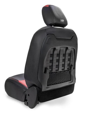 PRP 2018+ Jeep Wrangler JLU/4 Door/Gladiator/Rubicon Front Seat Cover (Pair) -Black w/ Red Stitching