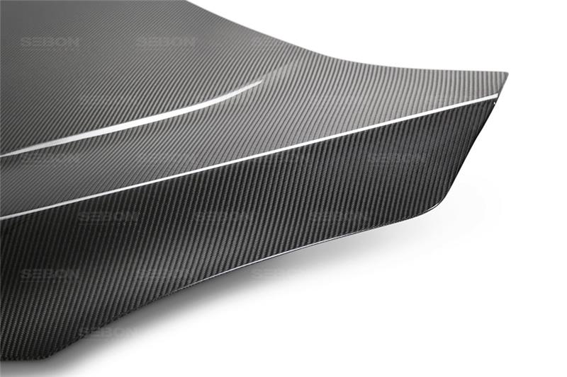 Seibon 2016-2021 Honda Civic Coupe/Sedan/Hatchback OEM Style Carbon Fiber Hood