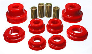 Energy Suspension Ford Rear Subframe Bushing Set - Red