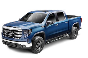 RealTruck 19-26 Chevy Silverado/GMC Sierra 1500 Crew Cab Traxio 3in Nerf Bars - Textured Black