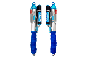 King Shocks 10-14 Ford F150 Raptor 4WD Rear 3.0 Dia Bypass Piggyback Shock w/Standard Fin Res (Pair)