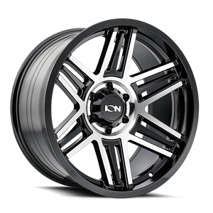 ION Type 147 17x9 / 8x180 BP / 0mm Offset / 124.1mm Hub Black/Machined Wheel