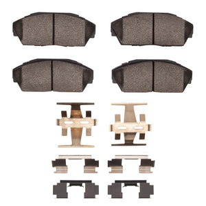 R1 86-93 Acura Integra Front Optimum OE Brake Pads & Hardware Kit