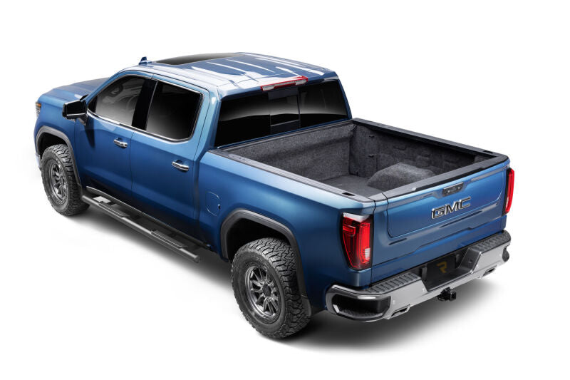 RealTruck 19-26 Chevy Silverado/GMC Sierra 1500 Crew Cab Traxio 3in Nerf Bars - Textured Black