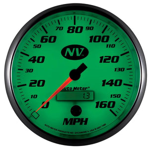AutoMeter Gauge Speedometer 5in. 160MPH Elec. Programmable NV