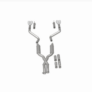 MagnaFlow 2017+ Dodge Challenger 409 SS Polished 3in Quad Tips Cat-Back Exhaust