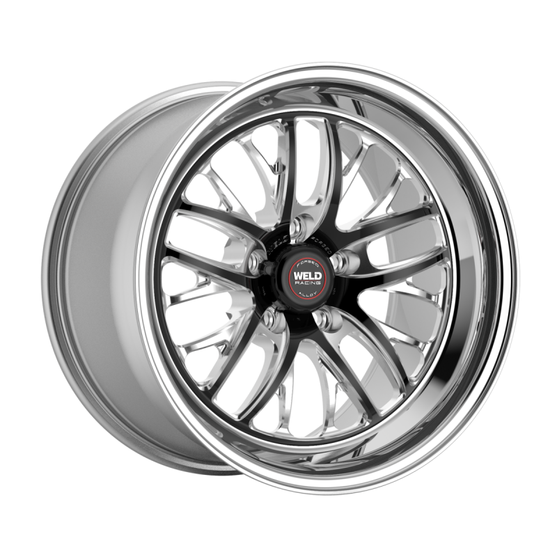 Weld S82 18x9 / 5x120 / 7.2 BS / 3.18 HB - Black Center - Polished Shell - Non-BL Wheel