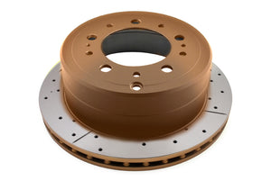 DBA 98-05 Lexus LX470/98+ Toyota Landcruiser 100 Series Front Drilled & Slotted Street Series Rotor