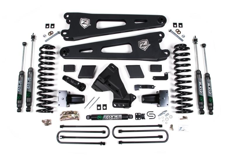 Zone Offroad 20-21 Ford F-250/F-350 6in Suspension Lift System- Nitro Shocks- Diesel