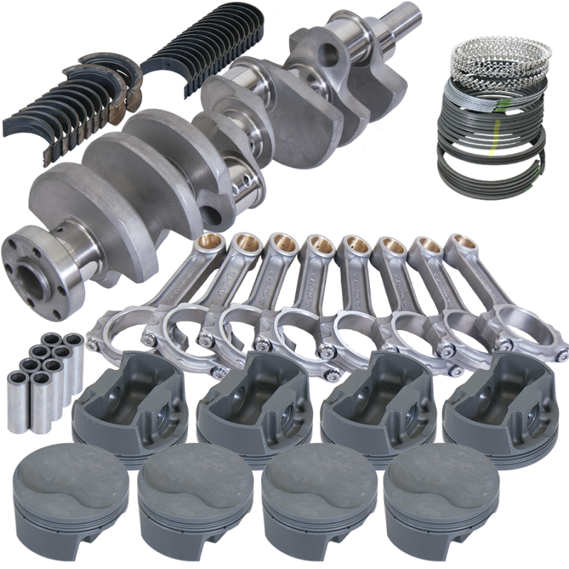 Eagle Ford 289/302 3.250in Crank 5.400in I-Beam Rods -6cc Flat Top 4.040in Pistons Rotating Assembly