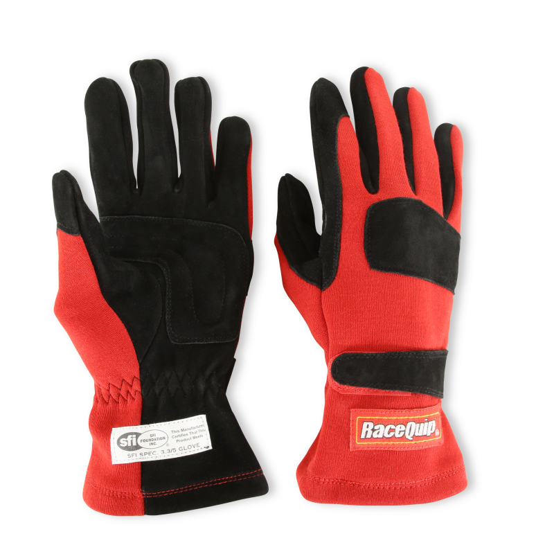 RaceQuip Red 2-Layer SFI-5 Glove - Medium