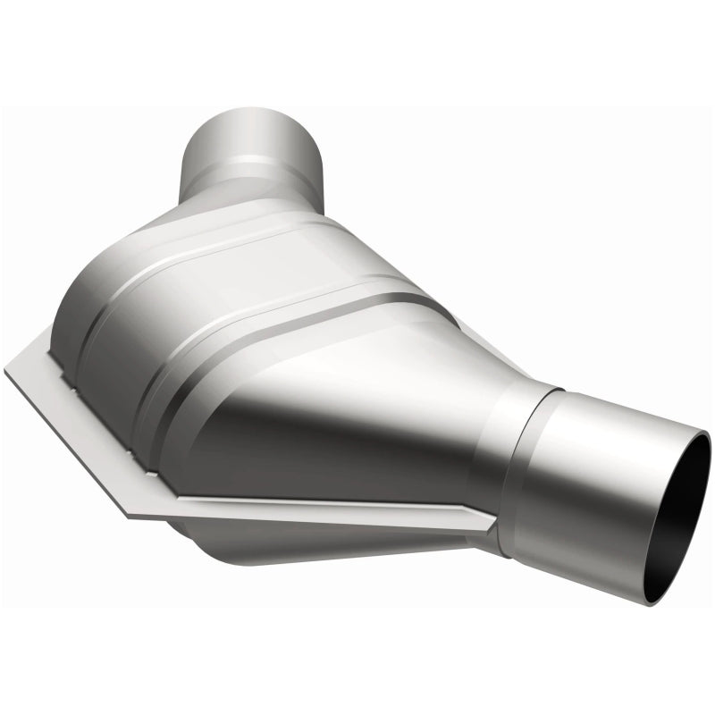 MagnaFlow Universal Catalytic Converter 2 inch Angled O/O PC2 Front