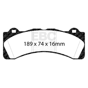 EBC Racing Brembo XA5.71.M2 RP- X Race Brake Pads