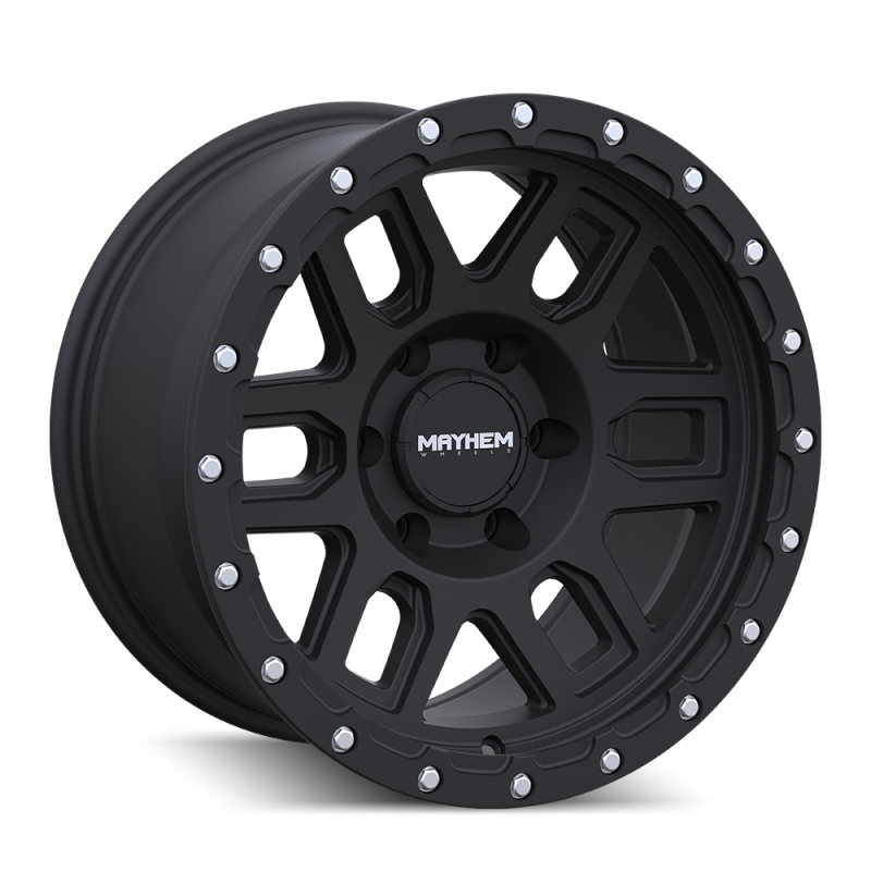 Mayhem 8304 Delta 20x9 / 6x139.7 BP / 0mm Offset / 106mm Hub Matte Black Wheel