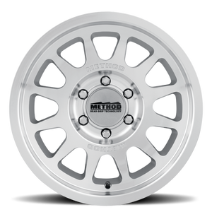 Method MR703 Bead Grip 18x9 12mm Offset 6x5.5 106.25mm CB - Machined Clear Coat
