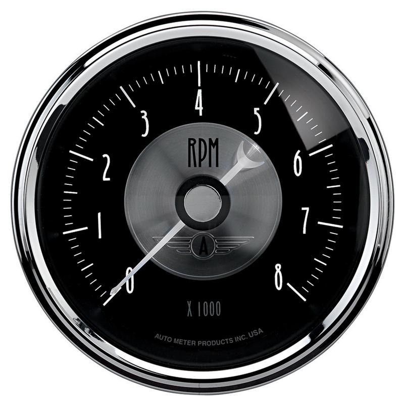 Autometer Prestige Series Black Diamond 3-3/8in Electric Speedometer 2-1/16in Electric Oil Pressure