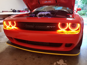 Oracle 15-23 Dodge Challenger Surface Mount Headlight Halo Kit - ColorSHIFT