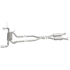 MagnaFlow Cat-Back SS 2.5in Dual Split Rear 4in Black Tip 11-16 Jeep Grand Cherokee 5.7L V8/3.6L V6