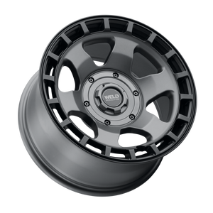 Weld Off-Road Ridge 17x9 - 6x135 / 6x139.7 BP - ET-12 - 106.1mm CB Satin Gunmetal Wheel (Black Ring)