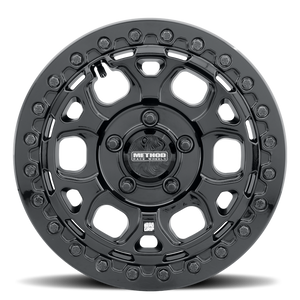 Method MR416 Beadlock 15x7 / 6x5.5 / 74mm Offset / 78.30mm Bore - Gloss Black Wheel