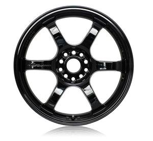 Gram Lights 57DR 17x9.0 +22 5x114.3 Glossy Black Wheel