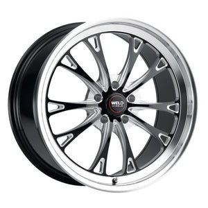 Weld S113 18X9.5 Belmont 5X120.65 ET29 BS6.4 Gloss Black MIL Dia 70.3