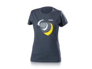 Akrapovic Lifestyle T-shirt Mesh Womens Blue-Grey - Large