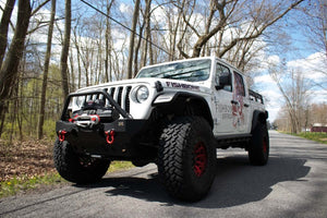 Fishbone Offroad 2018+ Jeep Wrangler JL/JLU/2020+ Gladiator JT Steel Front Fender Flares - Black