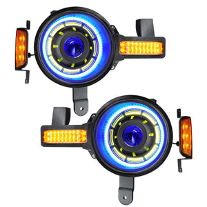Oracle 2021+ Ford Bronco Oculus Bi-LED Projector Headlights - ColorSHIFT LED