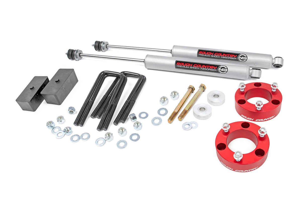 Rough Country 3 Inch Lift Kit | Toyota Tacoma 2WD/4WD (2005-2023)