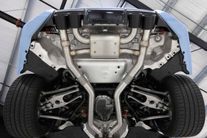 Dinan 23-26 BMW M2 (G87) Valved Axleback Exhaust System - Polished Tips