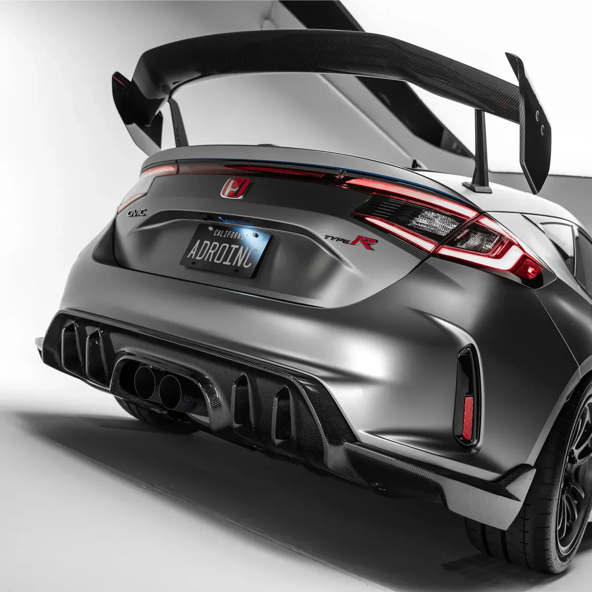 ADRO HONDA FL5 CIVIC TYPE-R 2023+ CARBON FIBER REAR DIFFUSER