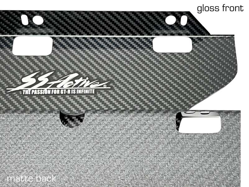 GReddy Garage 99-02 Nissan Skyline GT-R Carbon Cooling Panel R34