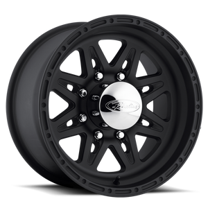 Raceline 892 Renegade 16x8in / 8x165.1 BP / 0mm Offset / 130.81mm Bore - Satin Black Wheel