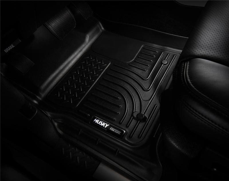 Husky Liners 07-12 Jeep Wrangler WeatherBeater Black Floor Liners