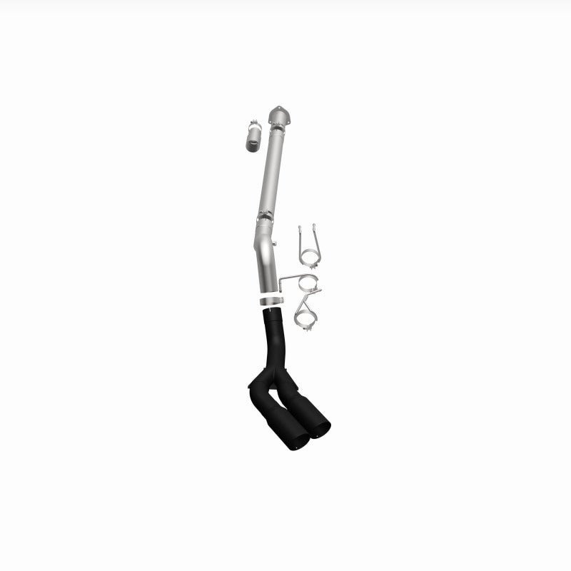 MagnaFlow 08-18 Ford F-250/F-350/F-450 4.6L/6.7 DPF-Back Black 4in Dual Single Rear Exit