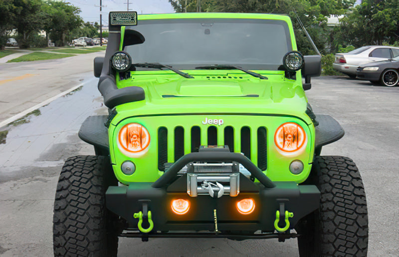 Oracle Jeep Wrangler 07-17 Halo Kit - ColorSHIFT w/o Controller
