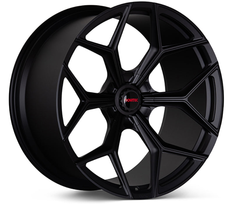 Vossen x Novitec NL4-5L 22x12.5in - 5x120 BP - ET34 - Satin Black Lamborghini Revuelto Rear Wheel