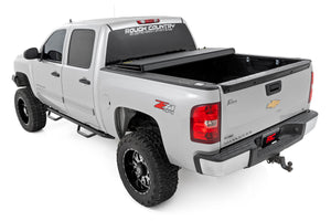 Rough Country Hard Tri-Fold Flip Up Cover | Chevy/GMC 1500 (07-13)