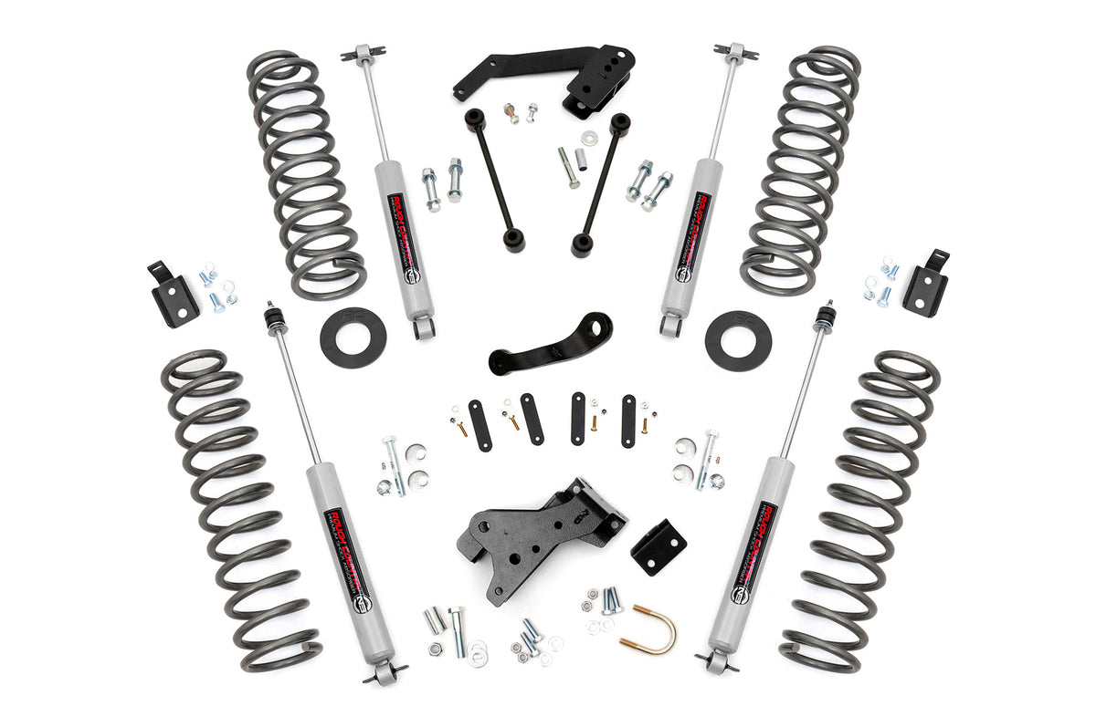 Rough Country 4 Inch Lift Kit 4-Door | Jeep Wrangler JK 2WD/4WD (2007-2018)