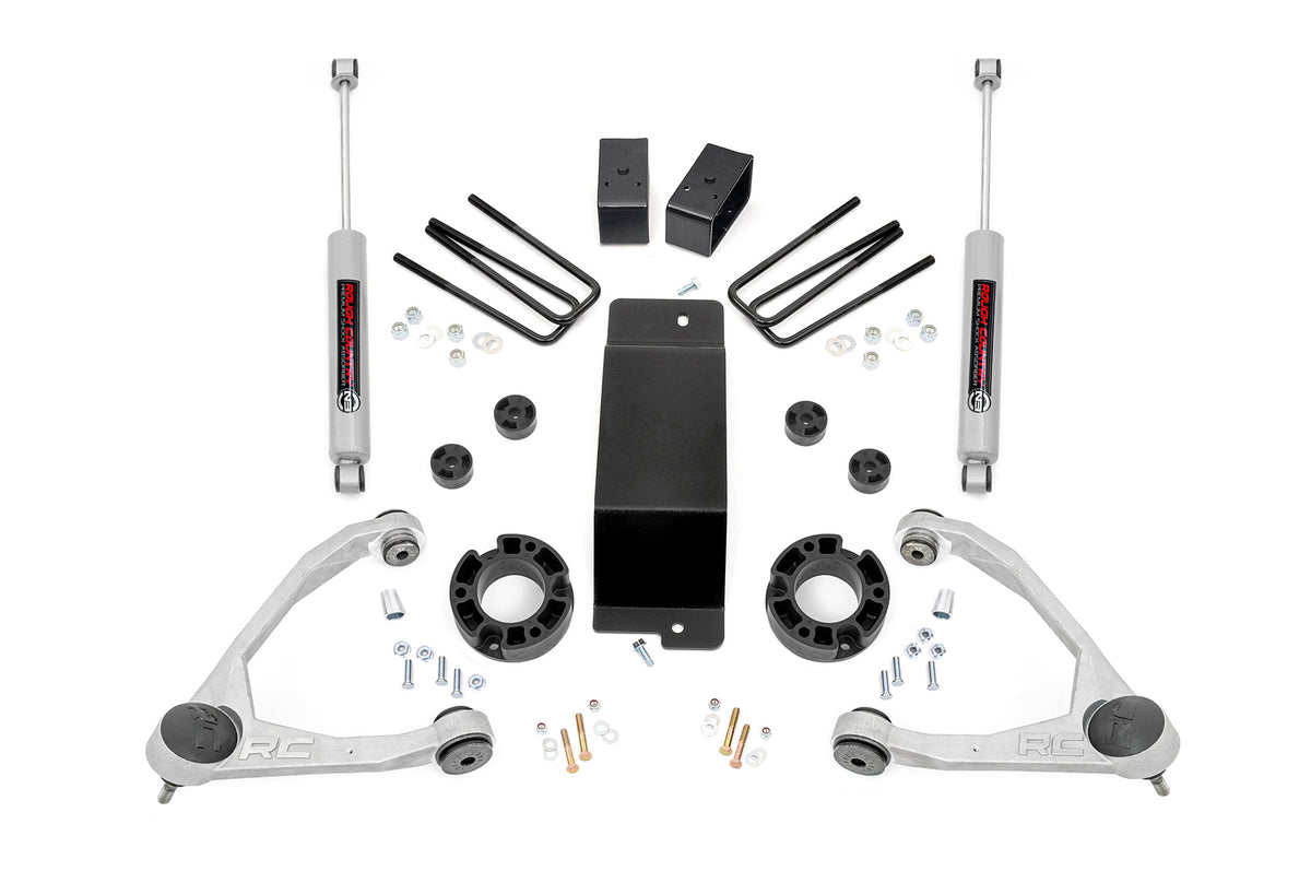 Rough Country 3.5 Inch Lift Kit | Chevy/GMC 1500 (07-16) - Kit 19457